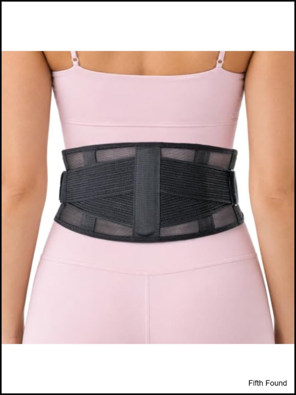Ultra Thin Breathable Back Brace for Lower Back Pain, Wear Under Clothes